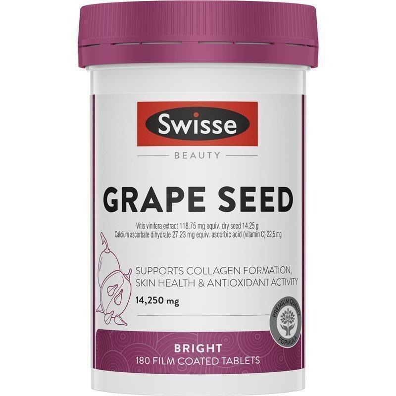 Swisse Beauty Grape Seed 180 Tablets