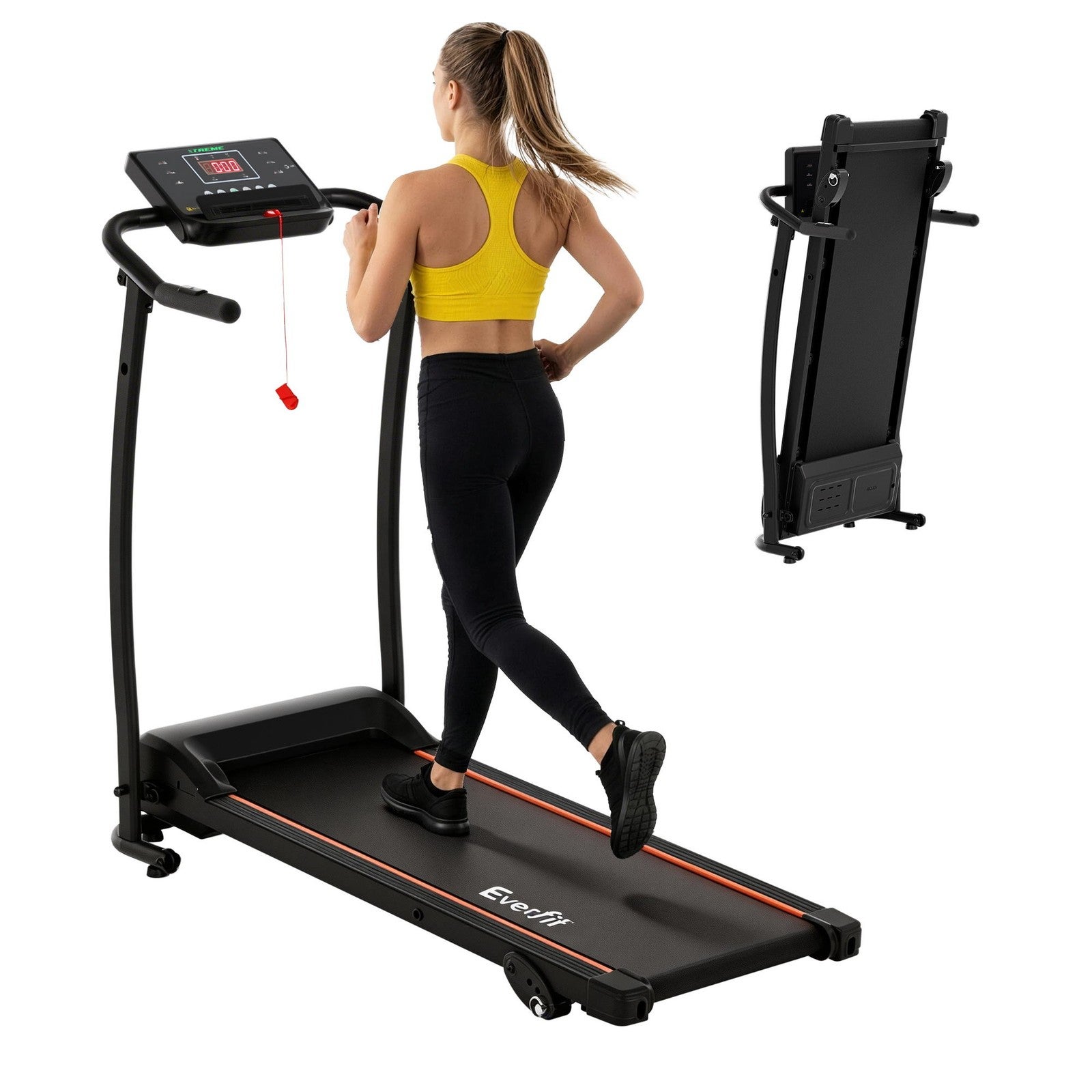 Everfit Treadmill Electric Home Gym Fitness Exercise Machine Foldable