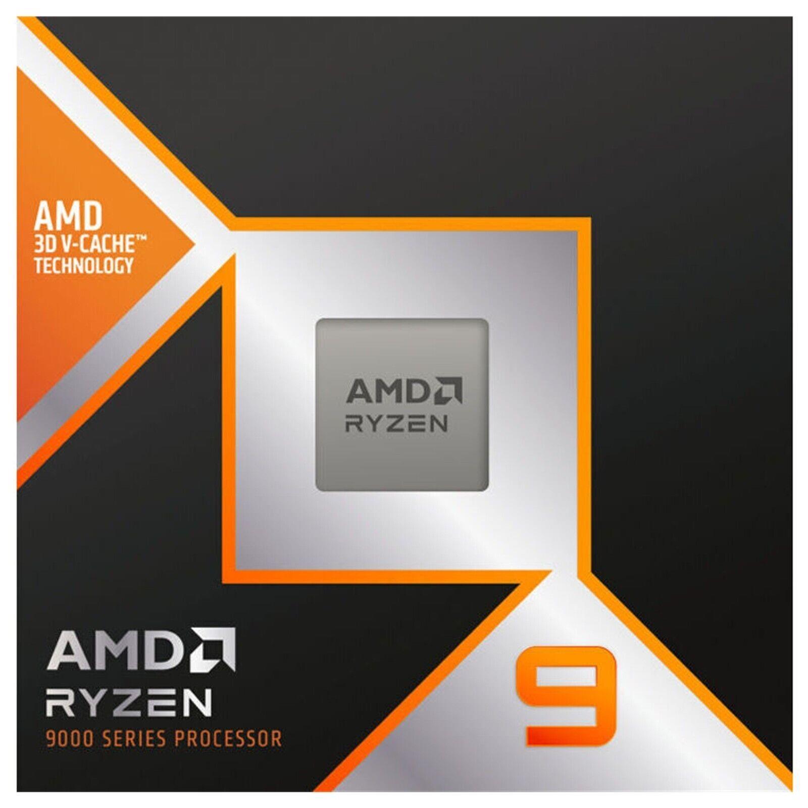 Amd 9900x3d Cpu Ryzen9 5.5ghz Am5 12 Cores 24 Threads Processor