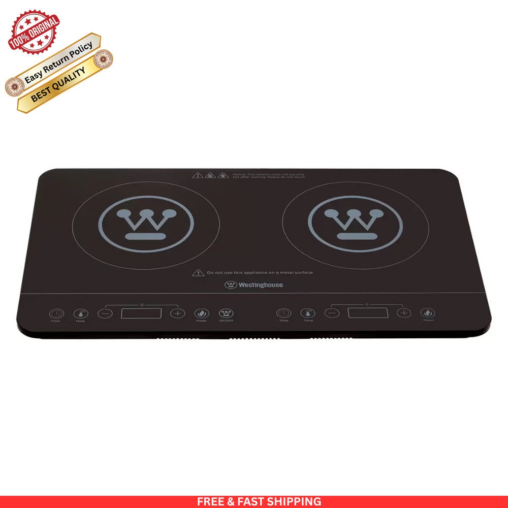 Westinghouse Twin Induction Cooktop | Portable 2 Burner Stove | Led