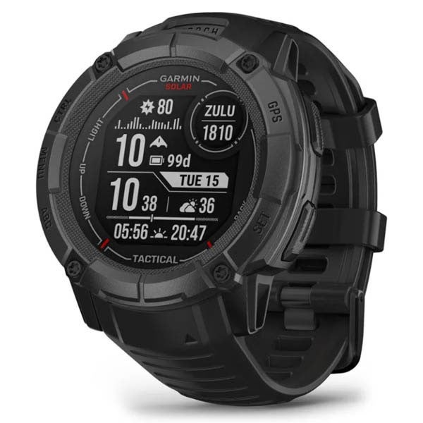 Garmin Instinct 2x Solar Tactical Edition Watch - Black
