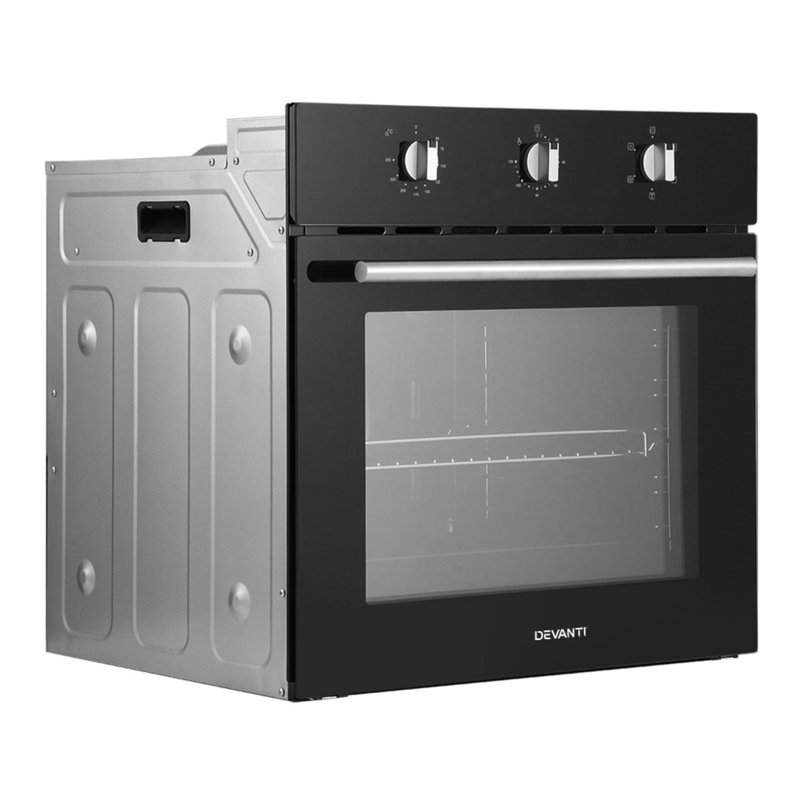 Devanti 60cm Electric Built In Wall Oven Convection Grill Ovens