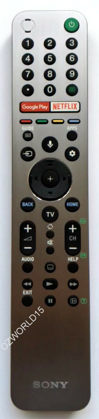 Rmf-tx600p Sony Remote A9g Master Series Oled 4k Ultra Hd Android Tv