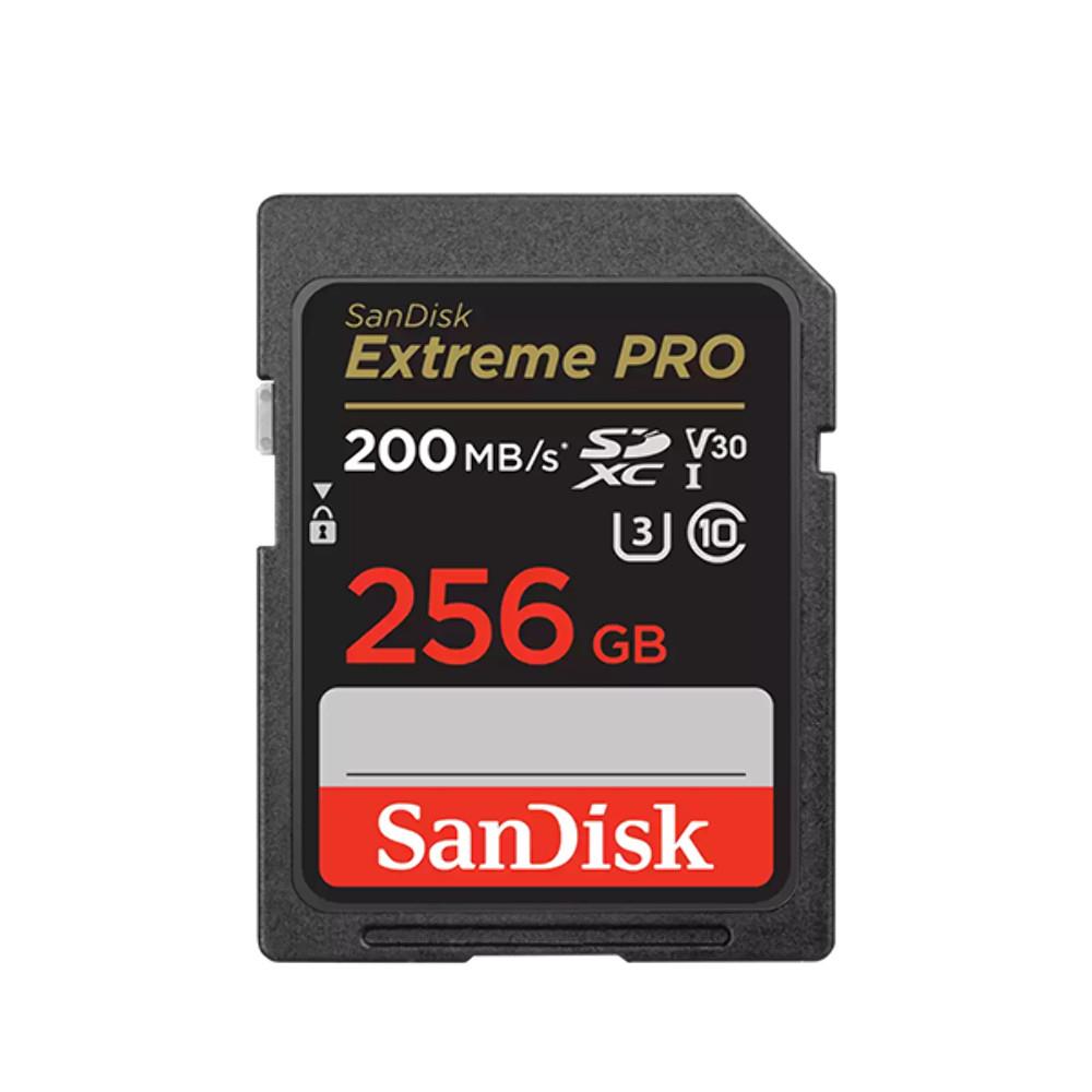 Sandisk 256gb Extreme Pro Memory Card 200mbs