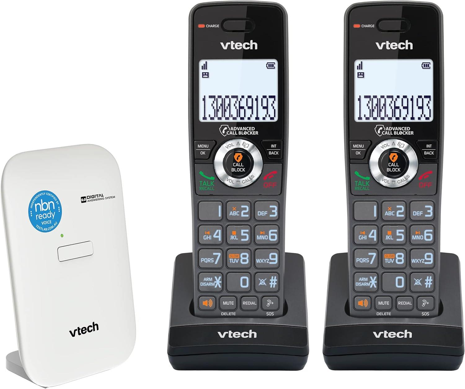 Vtech Executive Cordless Bundle - Nbn Ready Phone System - 2 Handsets
