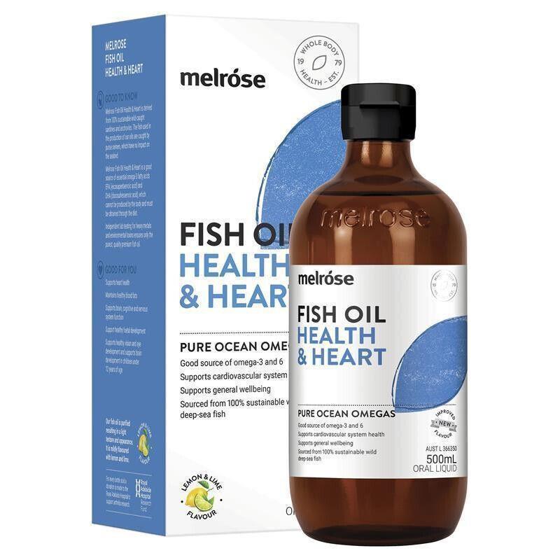 Melrose Fish Oil Health And Heart 500ml