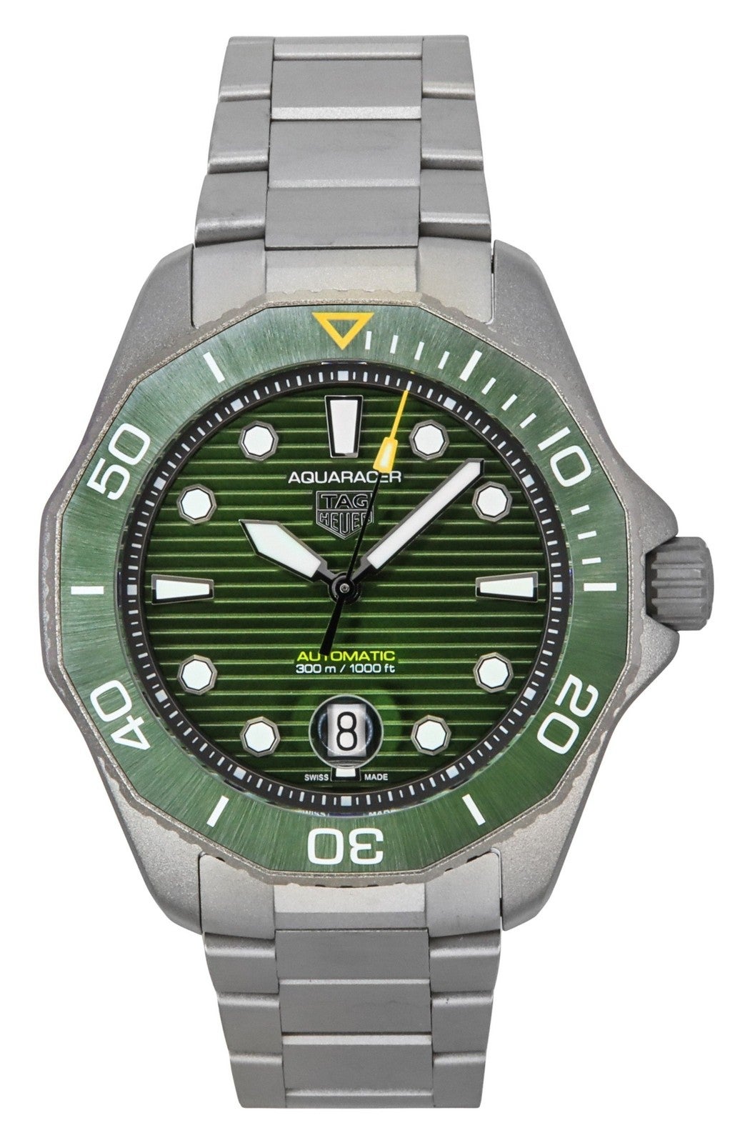 Tag Heuer Aquaracer Green Dial Automatic Diver's 300m Men's Watch