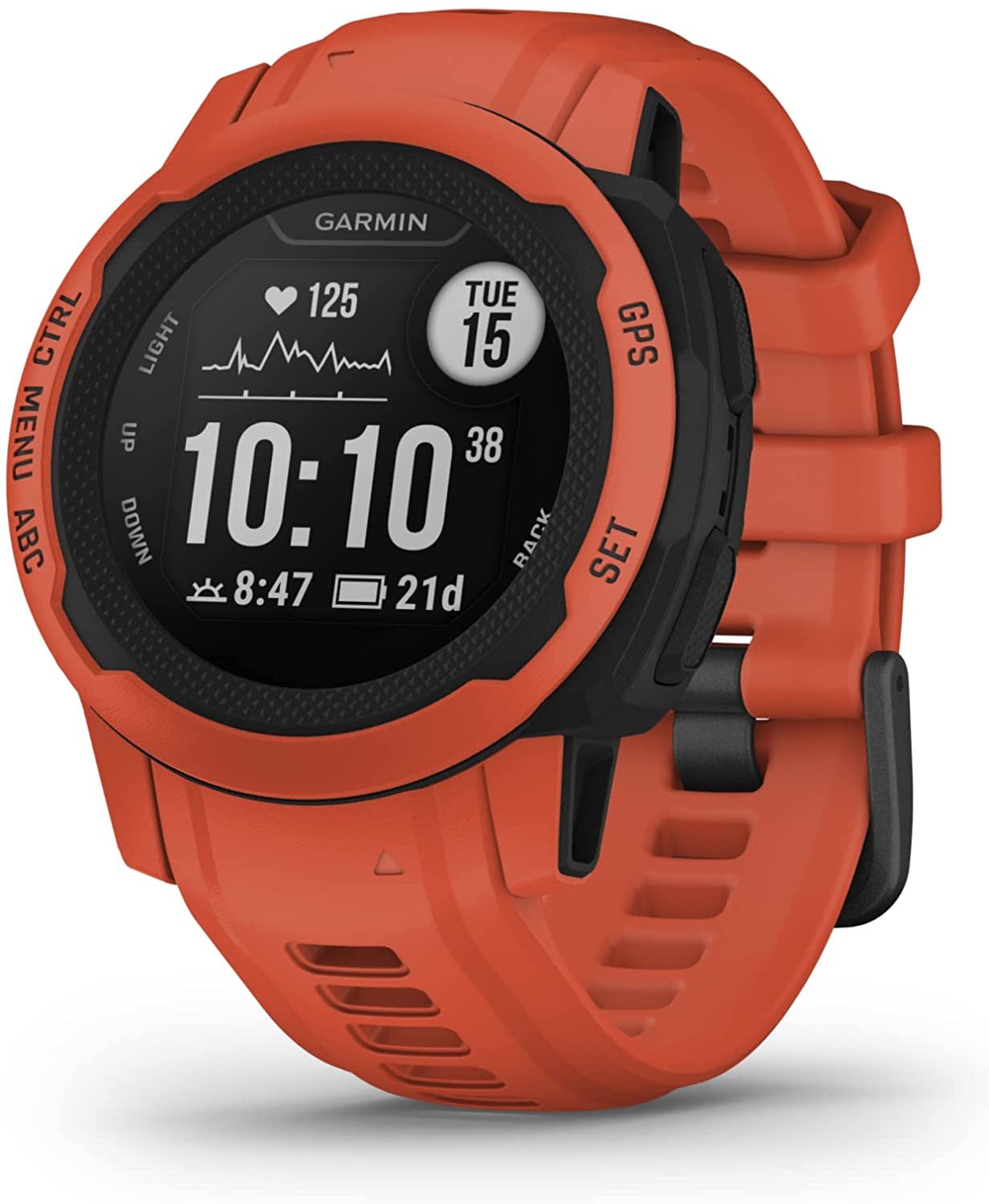 Garmin Instinct® 2s, Poppy, Rugged Gps Smartwatch