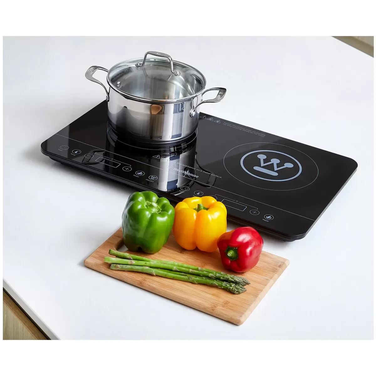 Westinghouse Twin Induction Cooktop | Portable 2 Burner Stove | Led
