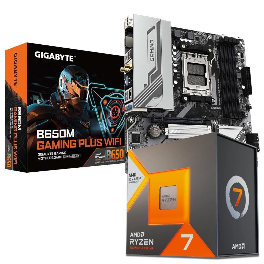 Amd Ryzen7 7800x3d Gaming Cpu + Gigabyte B650m Gaming Plus Wifi