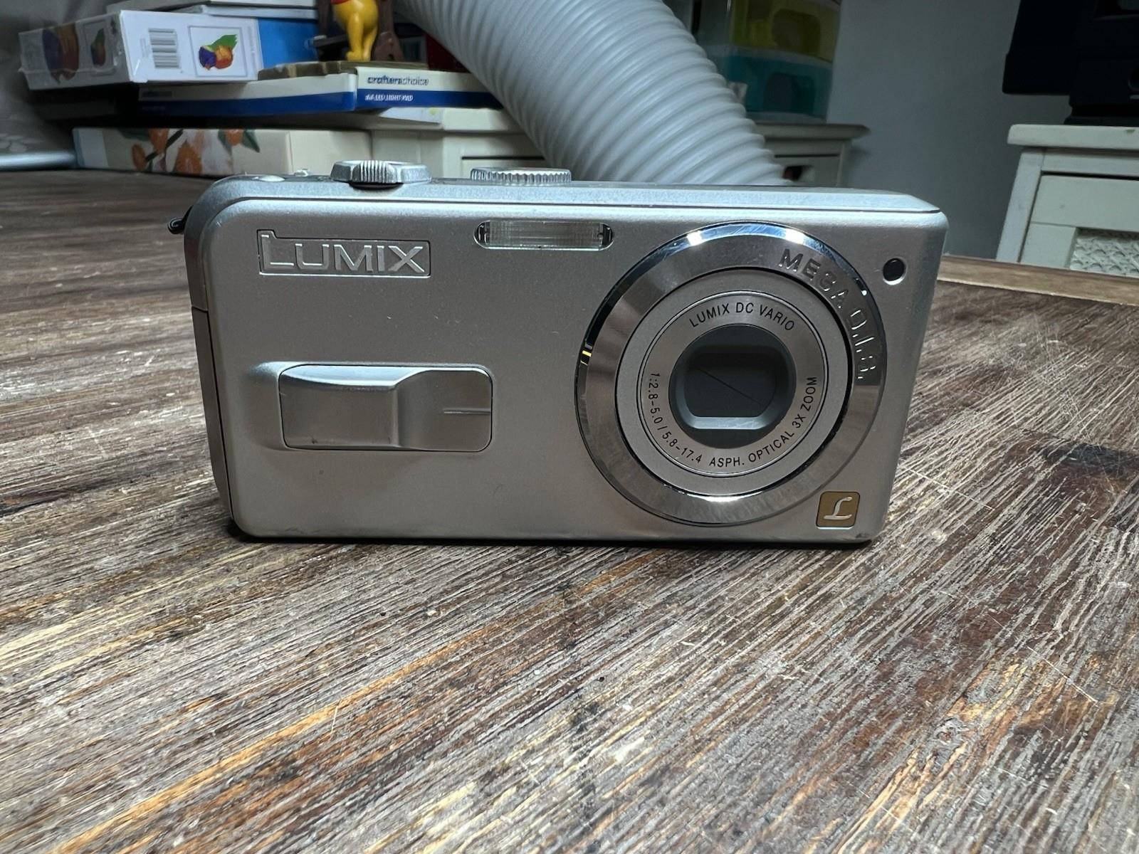 Panasonic Lumix Dmc-ls2 5 Mp Silver Digital Camera Tested Working