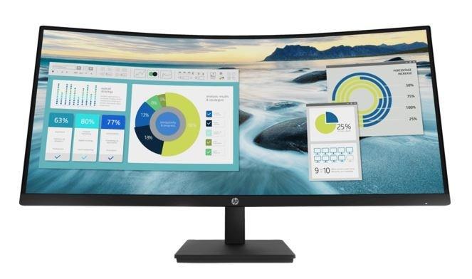 Hp 21y56aa P34hc G4 34" Wqhd 4k Curved 21:9 3440x1440 Height