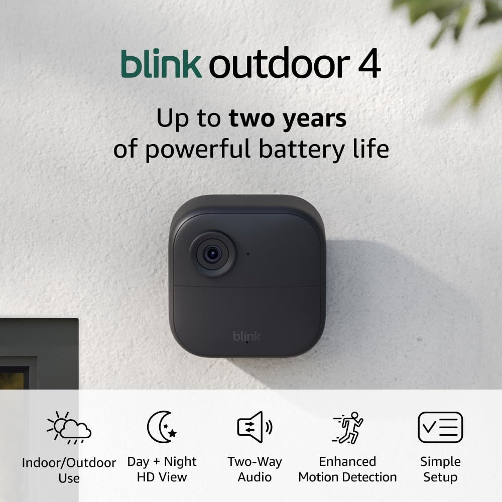 Introducing Outdoor 4 — Wireless Smart Security Camera, Two-year