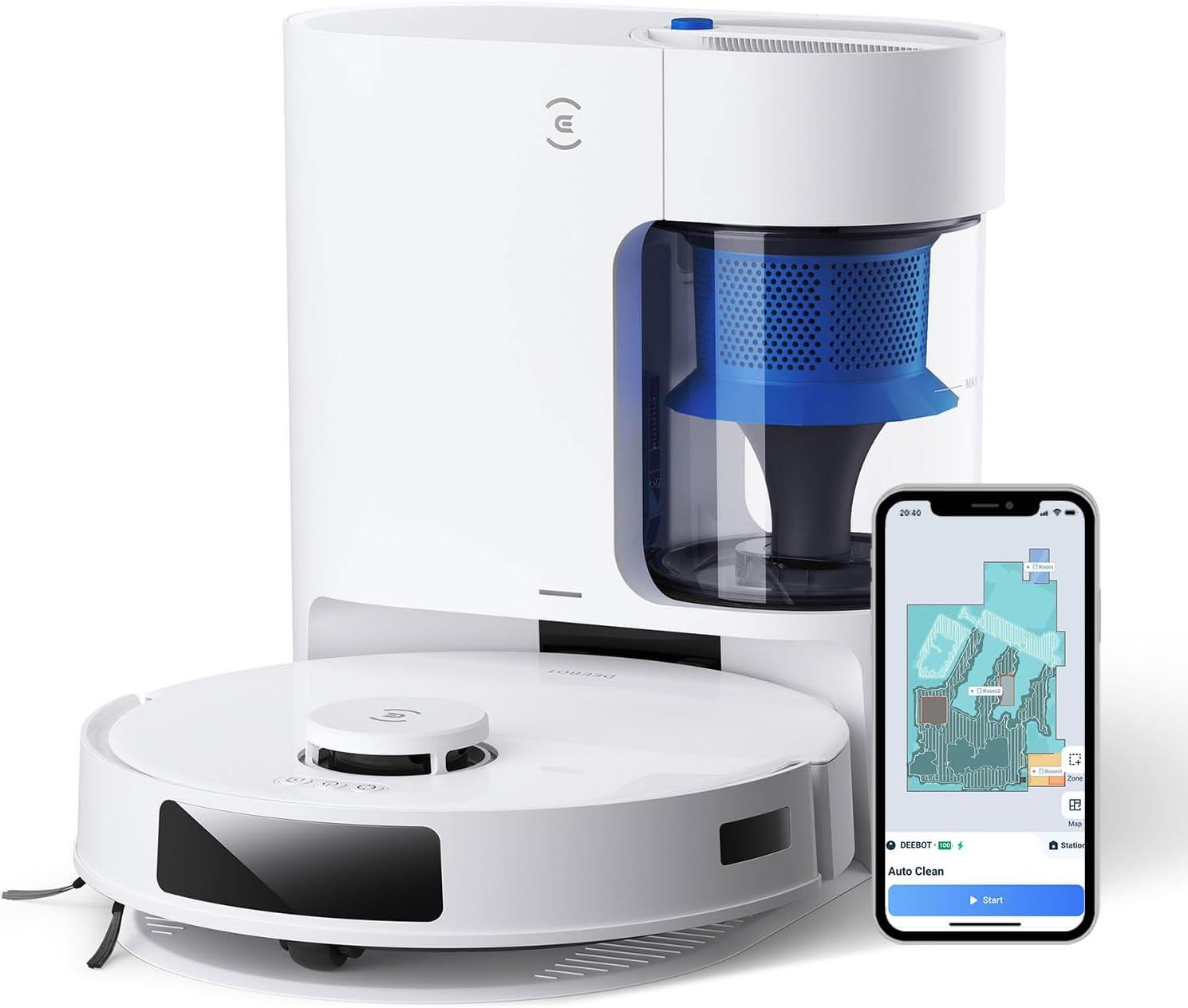 Ecovacs Deebot N20 Pro Plus Vacuum Robot With Mopping Function, 8000pa