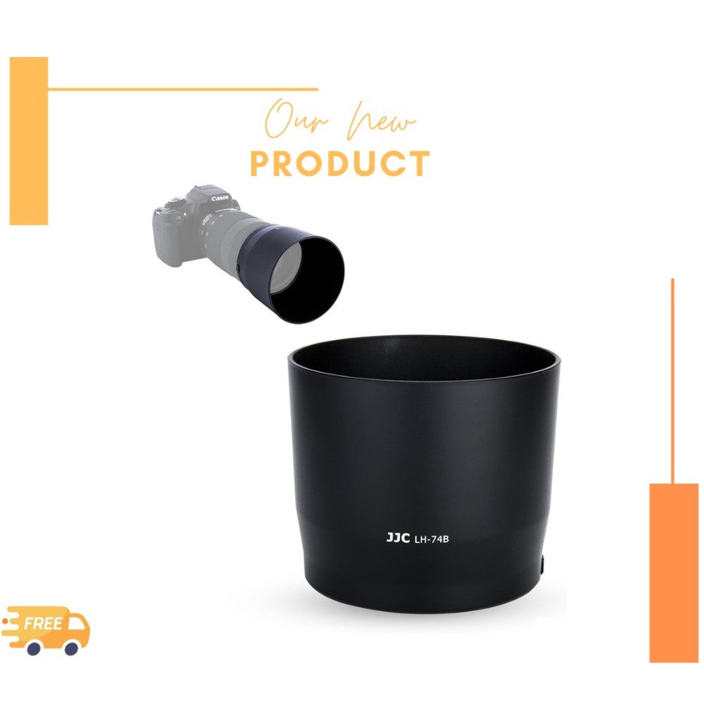 Et-74b Reversible Lens Hood Shade Bayonet For Canon Rf 100-400mm