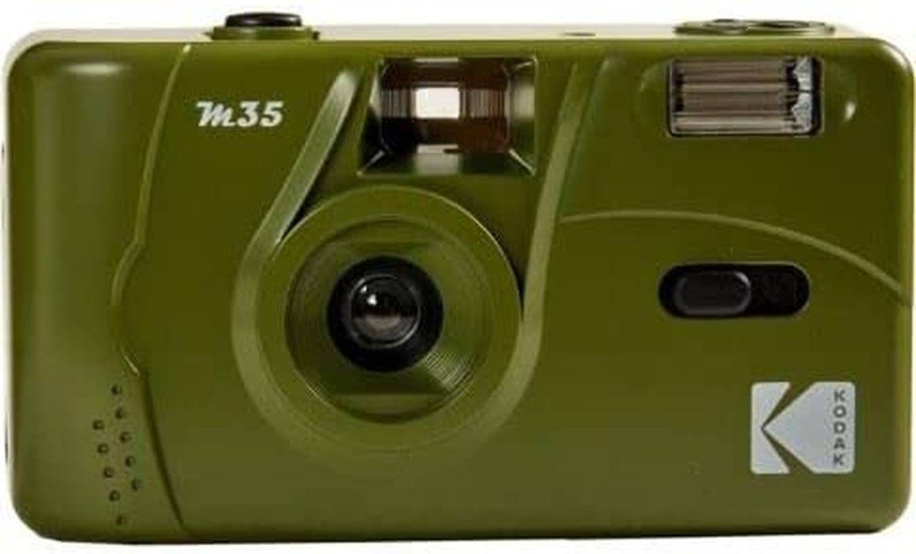 Kodak M35 Film Camera With Flash, Olive Green