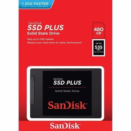 Ssd Sandisk Plus 480gb Internal Solid State Drive Hdd 2.5" Sata Iii