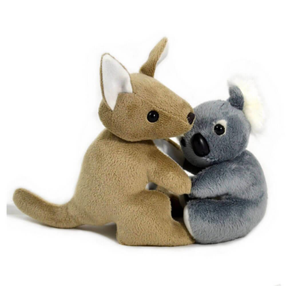 Jumbuck 16cm Hugging Koala/kangaroo Plush Cuddly Stuffed Animal Toy