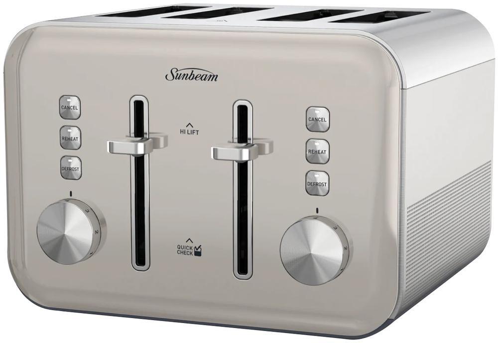 Sunbeam Simply Shine 4-slice Toaster (cream)