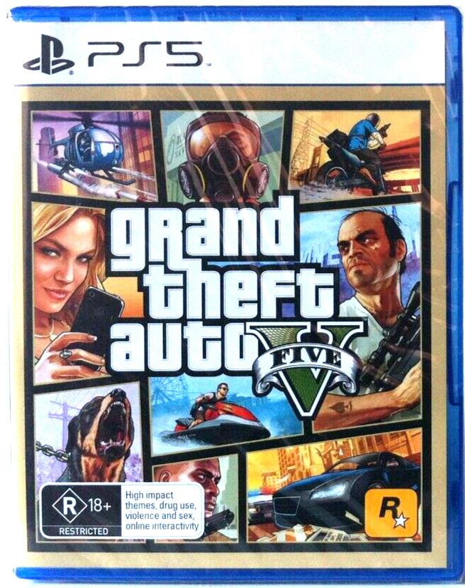 Grand Theft Auto 5 Gta V Ps5 Brand And Sealed
