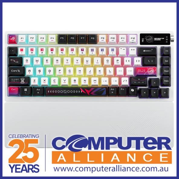 Asus Rog Azoth X Snow Switch Mechanical Gaming Keyboard