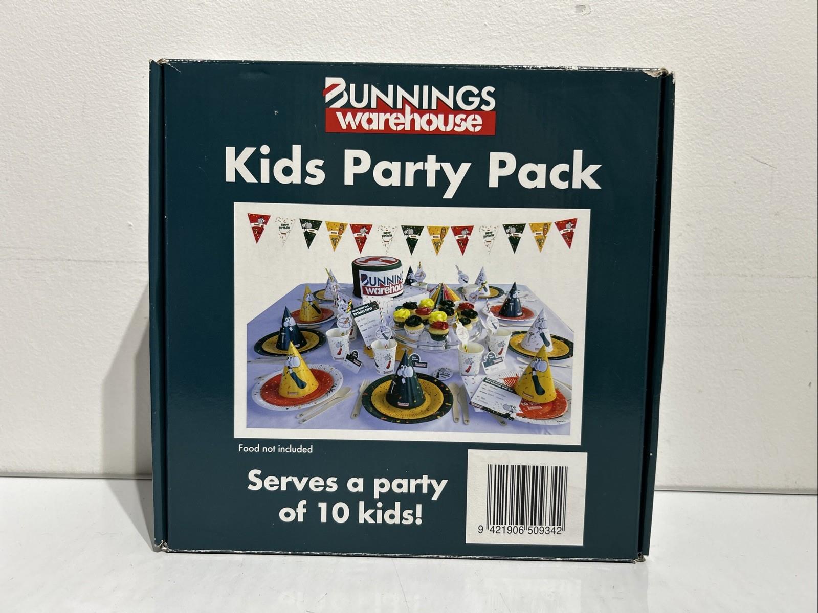 Brand In Box - Bunnings Warehouse Kids Party Pack Boxed Serves Party