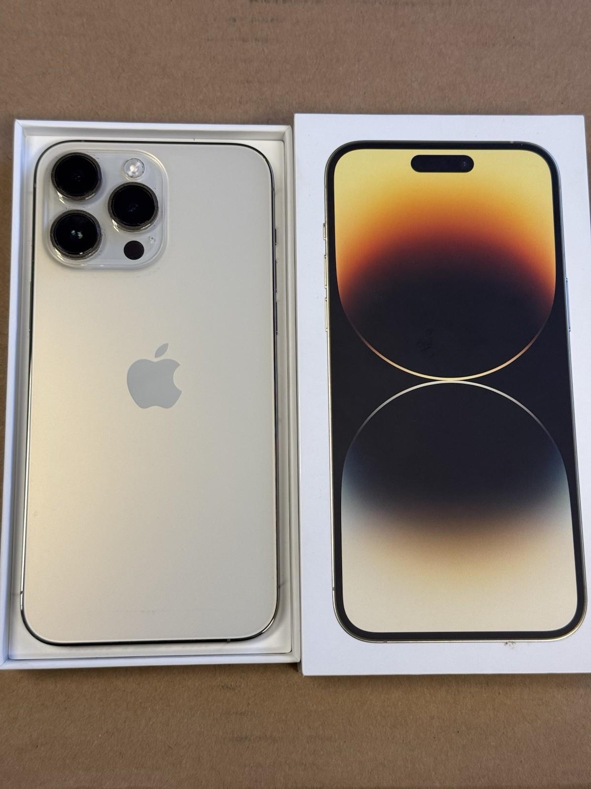 Apple Iphone 14 Pro Max - 1tb - Gold (unlocked) Used As