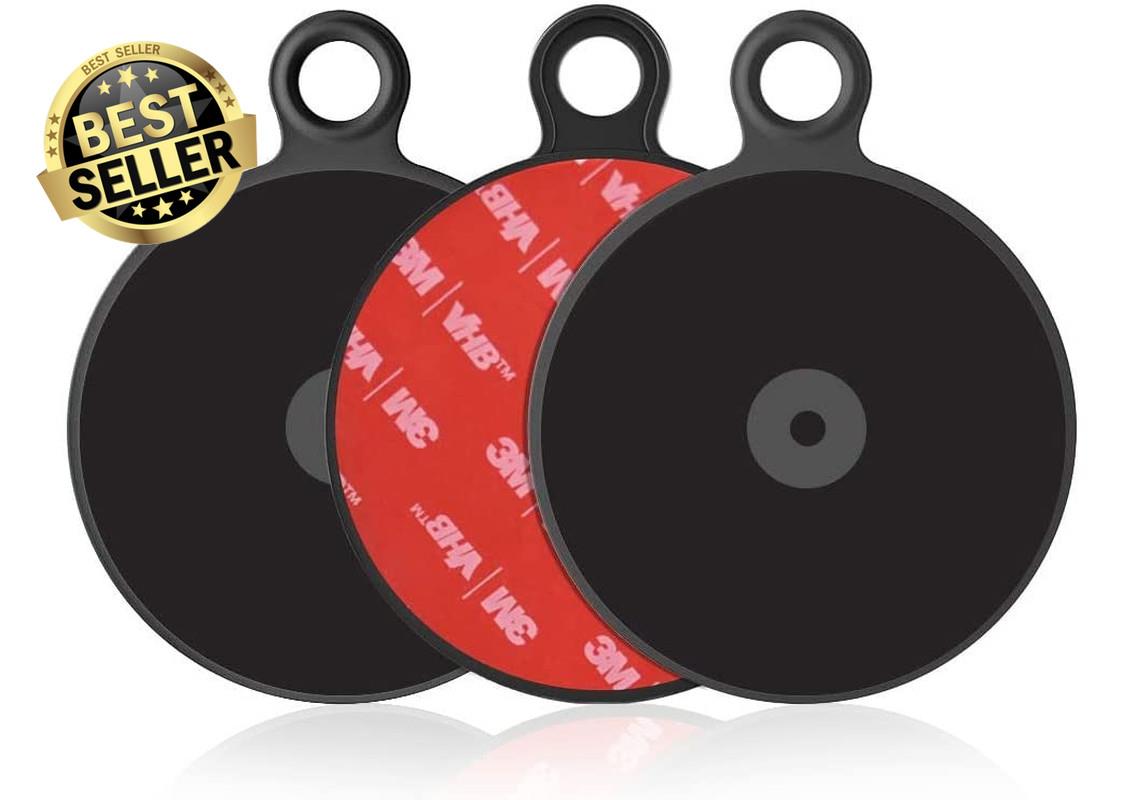 3pk Dashboard Pad Mount Disks 70mm For Gps Phone Suction Mount Tomtom