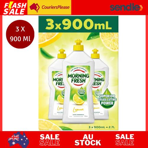 Morning Fresh Lemon Dishwashing Liquid , (900ml X 3)