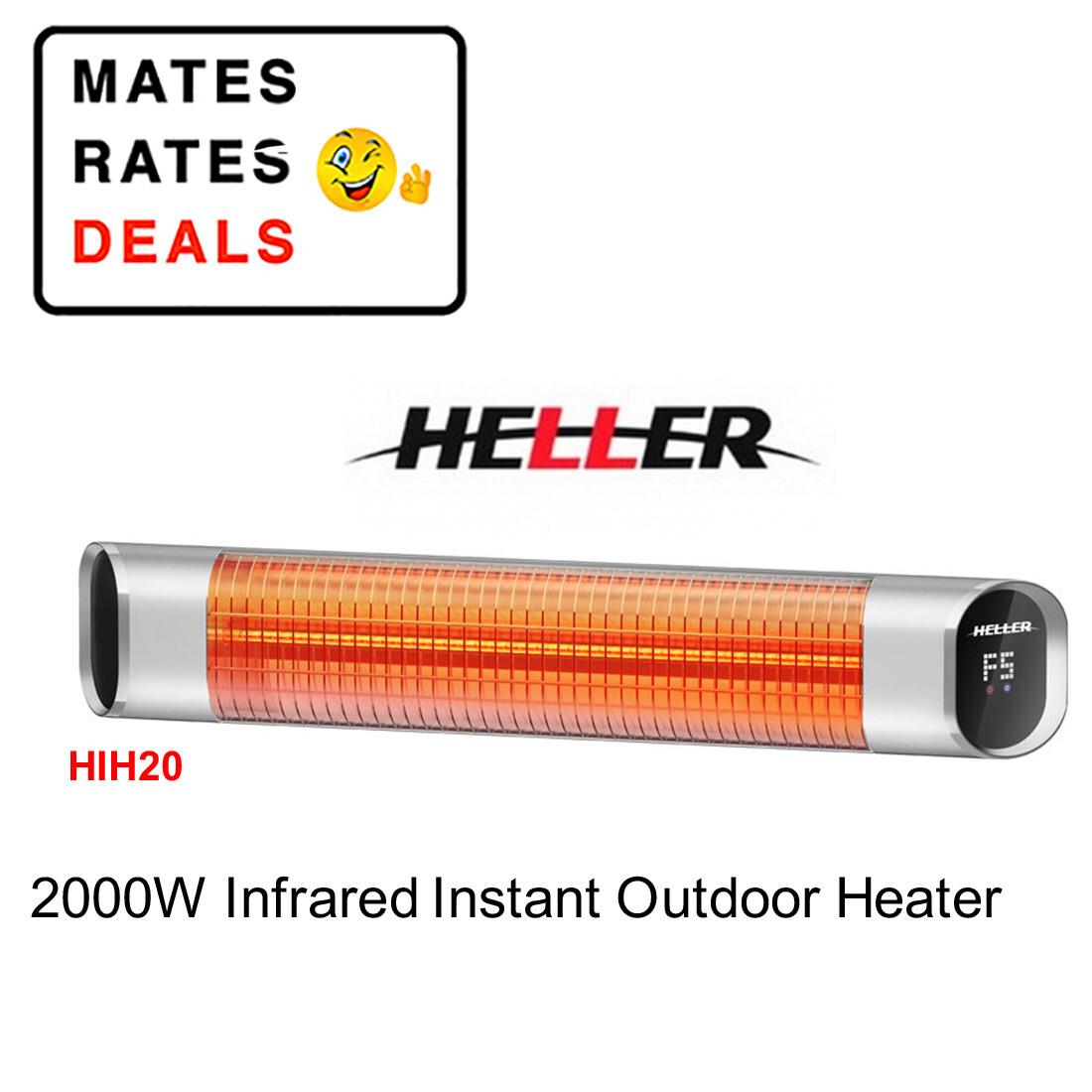 Heller 2000w Infared Indoor/outdoor Wall Mounted Heater+remote+9