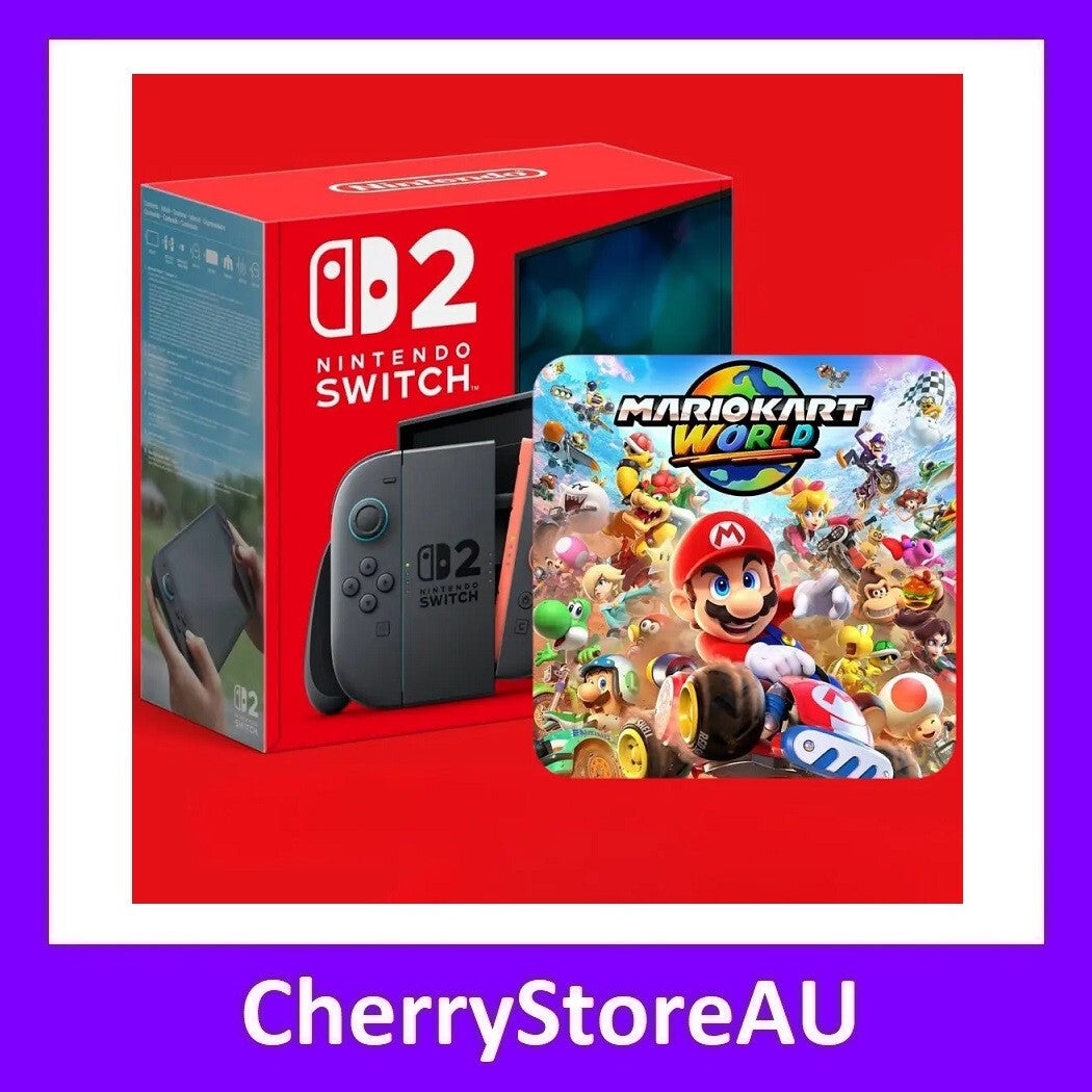 ⭐ Nintendo Switch 2 Console + Mario Kart World Bundle ⭐️ International Version