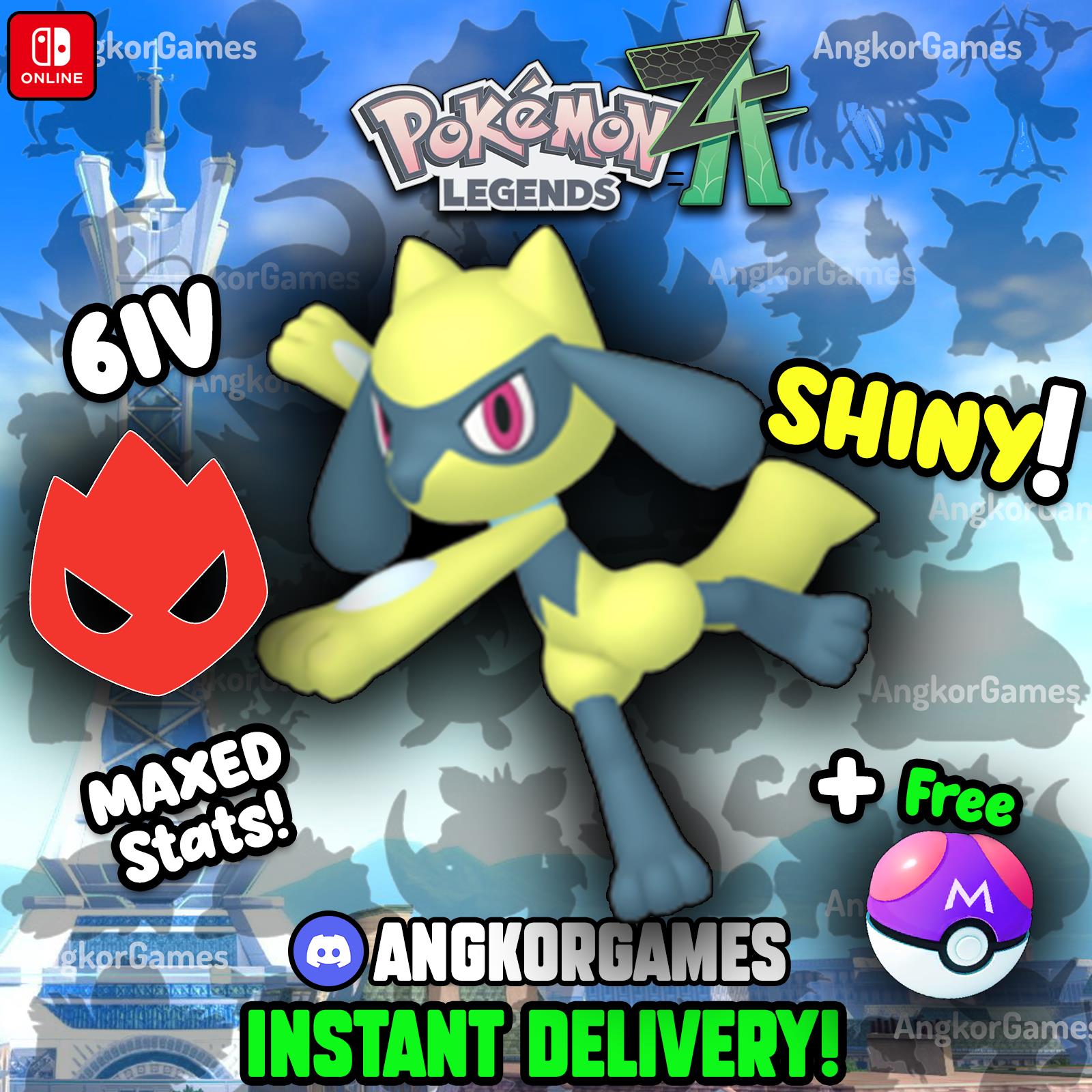 ✨ Shiny Riolu ✨ Alpha 6iv ✨ Pokemon Legends Za