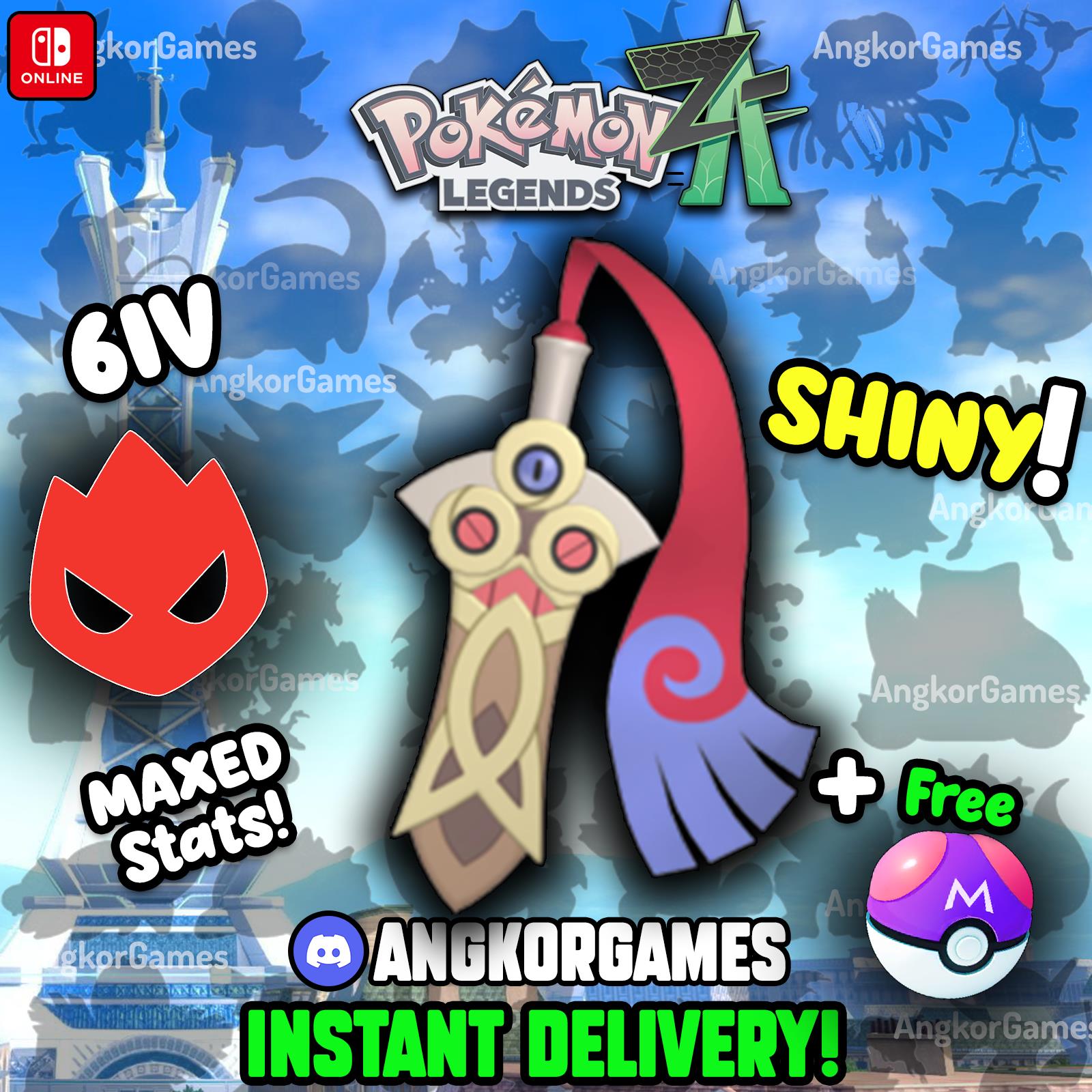 ✨ Shiny Honedge ✨ Alpha 6iv ✨ Pokemon Legends Za