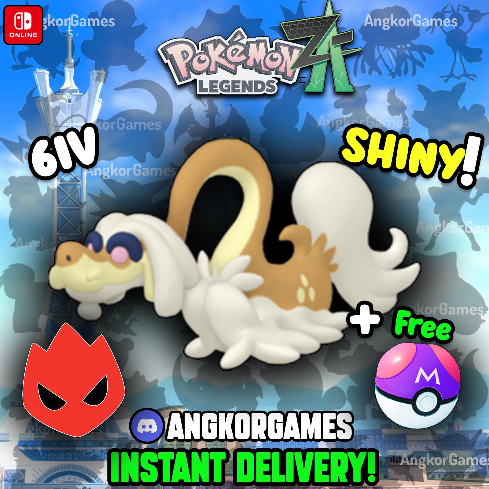 ✨ Shiny Drampa ✨ Alpha 6iv ✨ Pokemon Legends Za