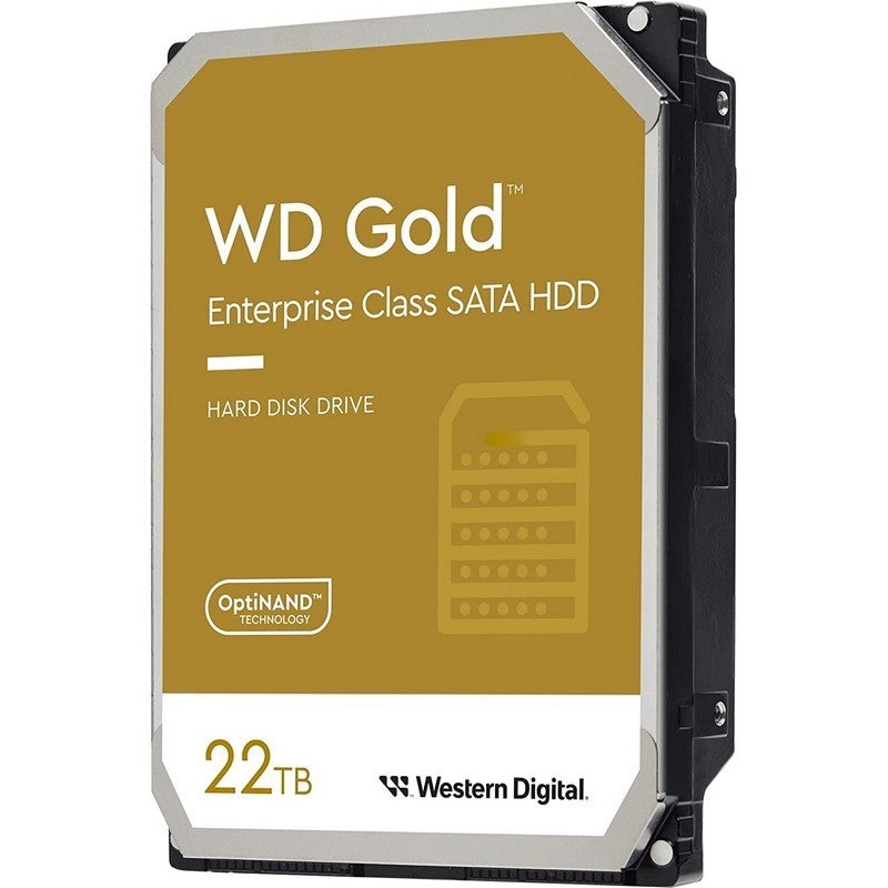Western Digital 22tb 3.5" Wd Gold Enterprise Class Sata Hdd Internal