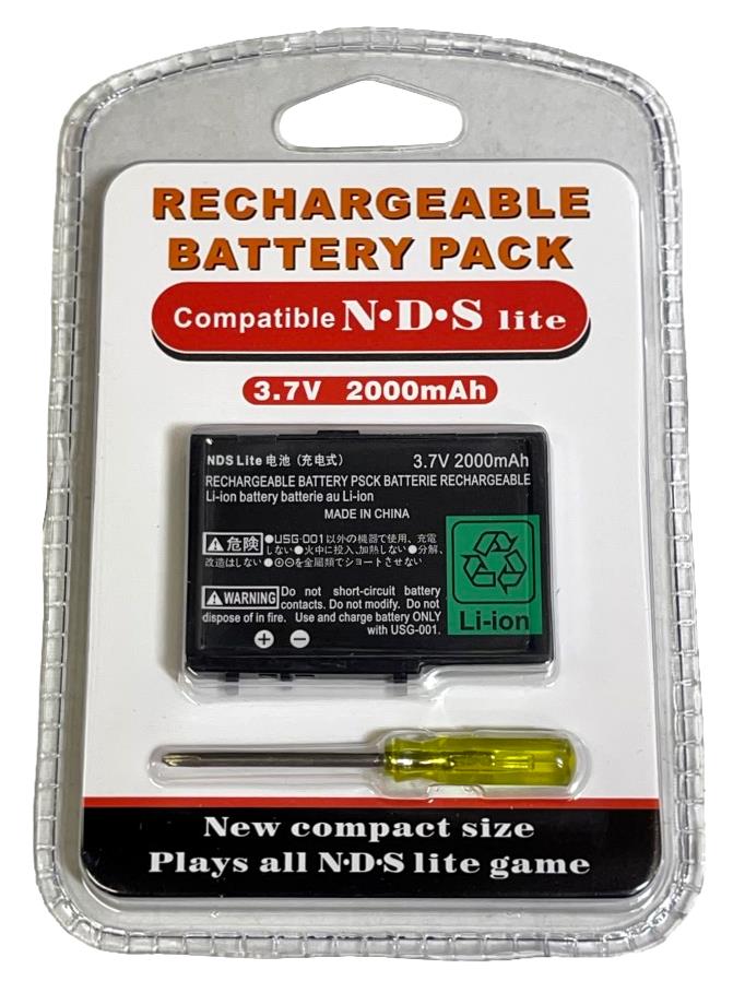Rechargeable Battery For Nintendo Ds Lite Consoles