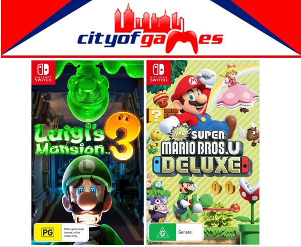 Luigi's Mansion 3 & Super Mario Bros. U Deluxe Bundle Nintendo Switch