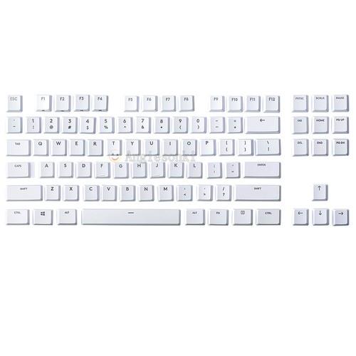 A Full Set G915 Tkl 87 White Key Caps For Logitech G813 G913 G815 G915 Keyboard