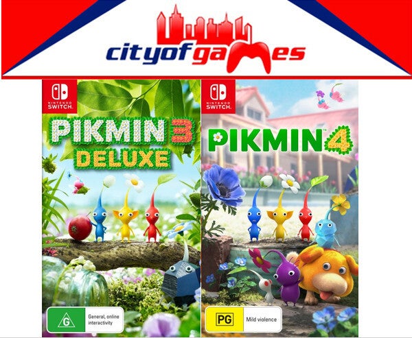Pikmin 3 Deluxe & Pikmin 4 Bundle Nintendo Switch Brand