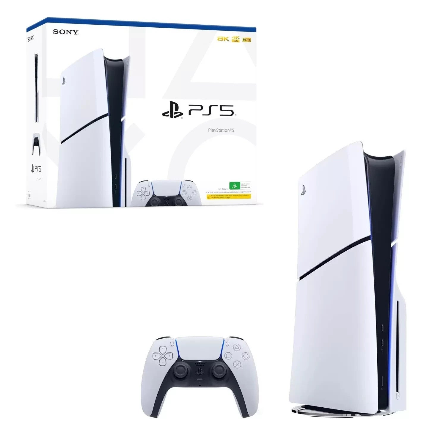 Sony Ps5 Playstation 5 Disc Slim Blu-ray Gaming Console Kids Video Gaming 1tb