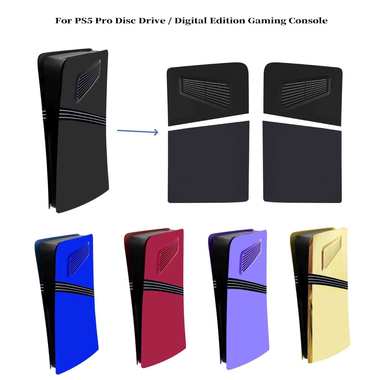Console Replacement Split Shell For Ps5 Pro Disc Drive / Digital Edition Gaming