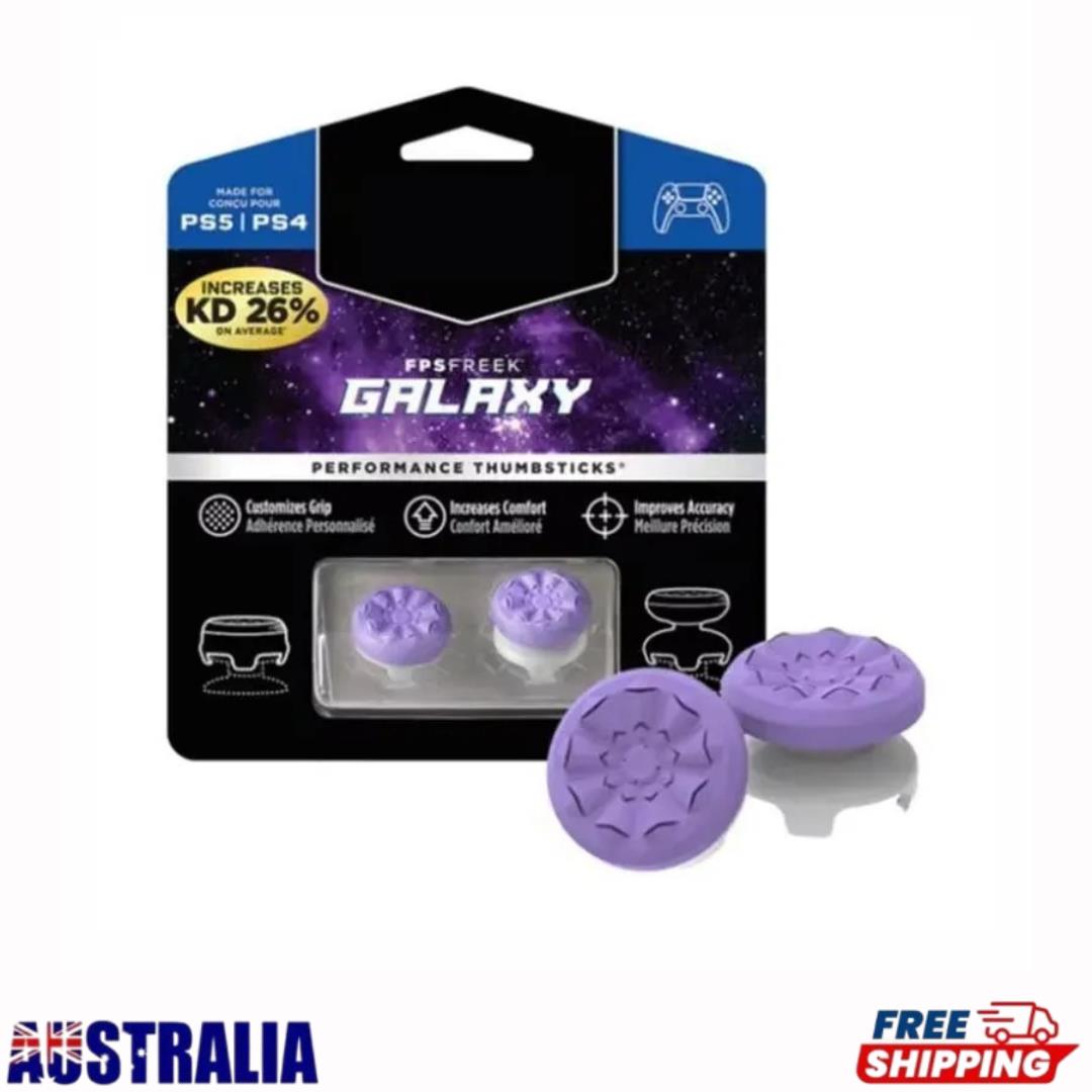 Kontrolfreek Ps5 Ps4 Performance Thumbsticks Thumb Grips - Black/purple