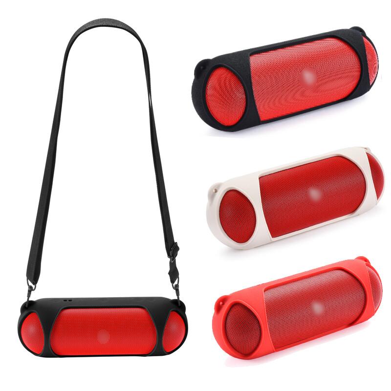 Protective Case W/strap Silicone For Beats Pill Portable Bluetooth Speaker Parts