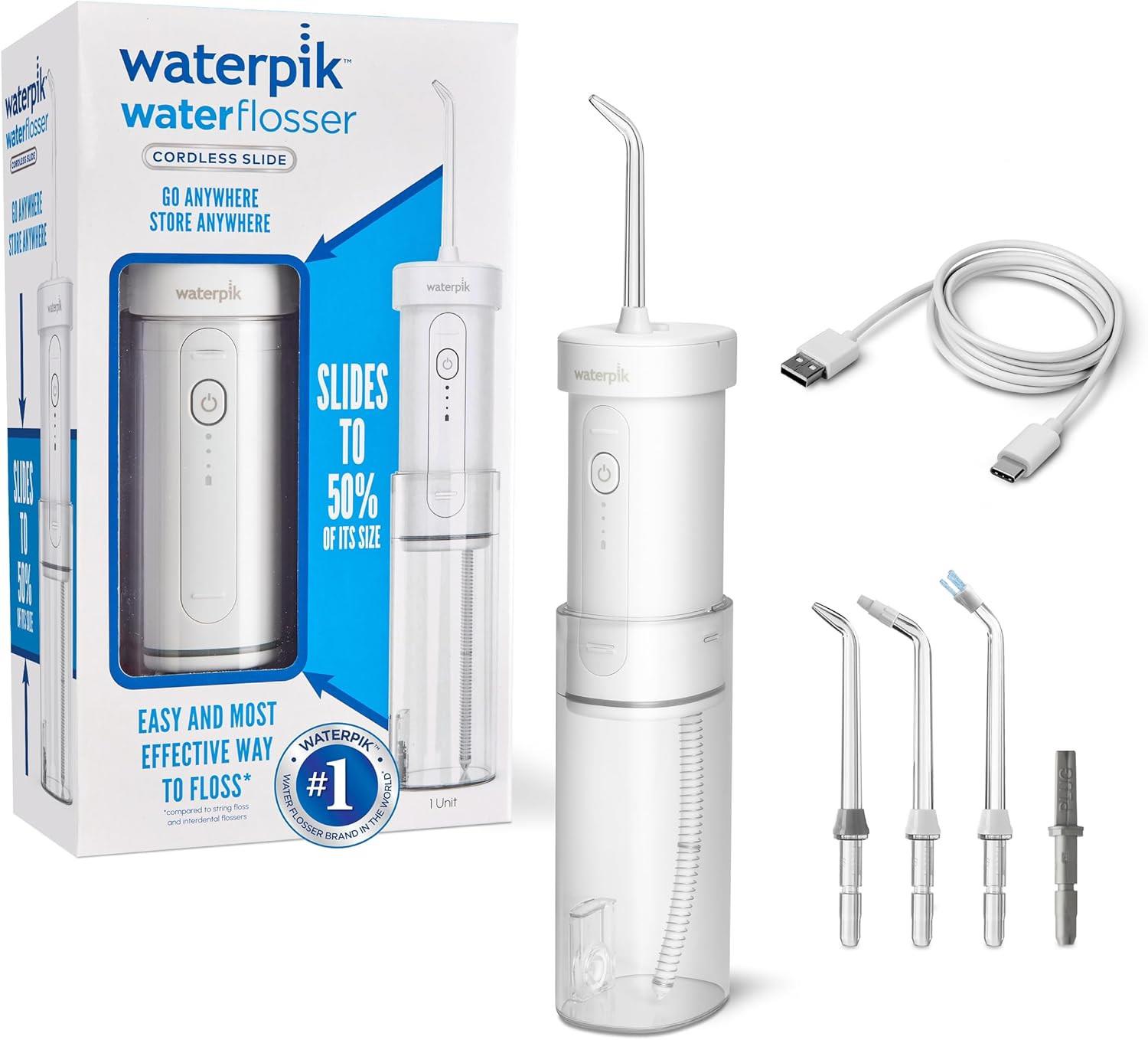 Waterpik Cordless Slide Professional, Portable Water Flosser -