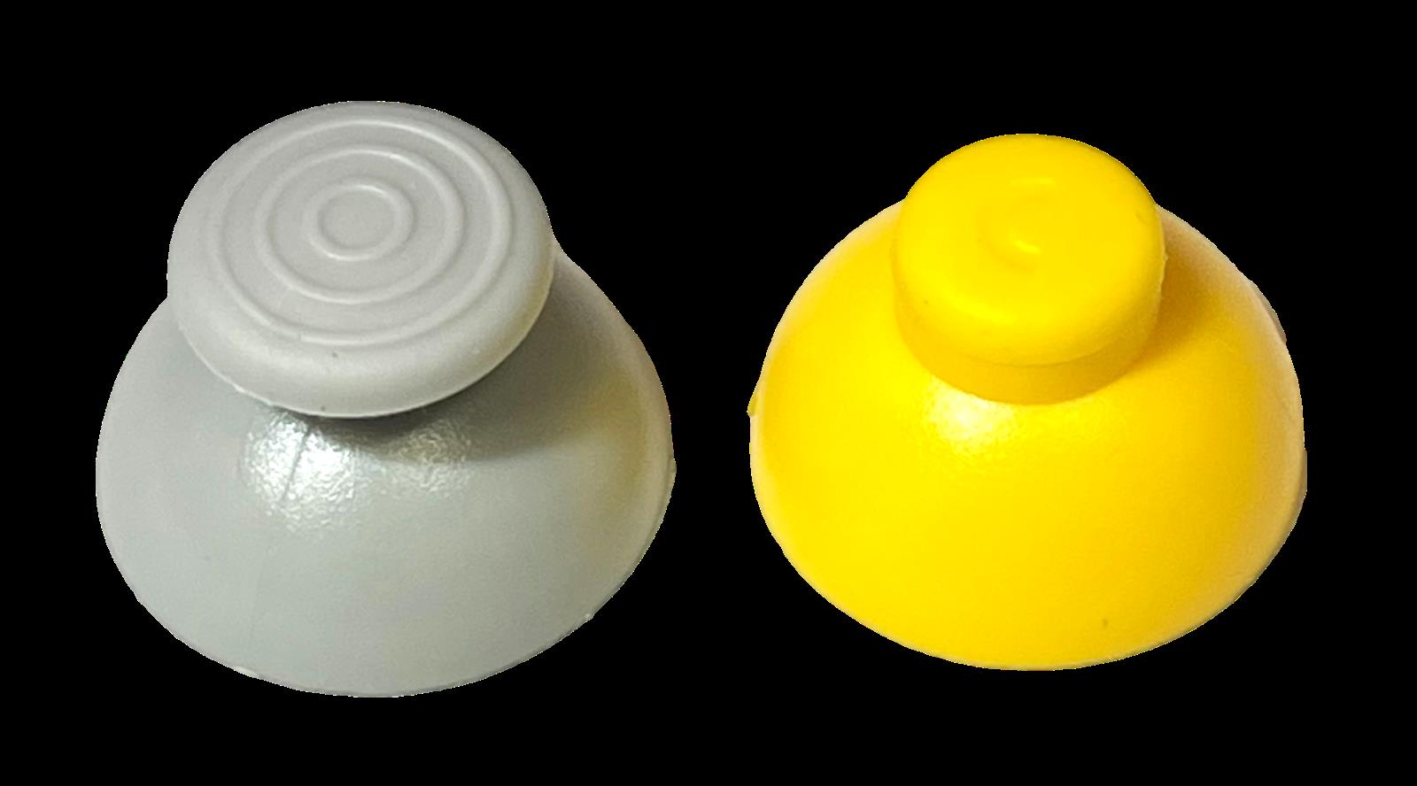 Nintendo Gamecube Controller Thumbsticks Joystick Toggles Grey & Yellow