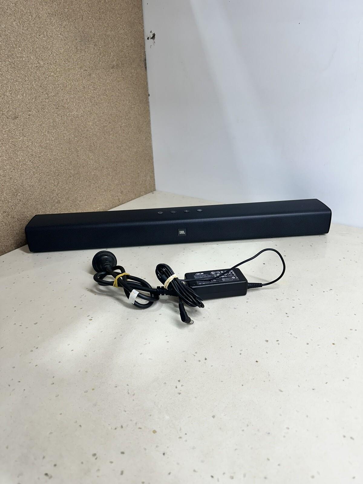 Jbl Jblbarsblkas 30w 2.0 Channels Bar Soundbar With Bluetooth - Black