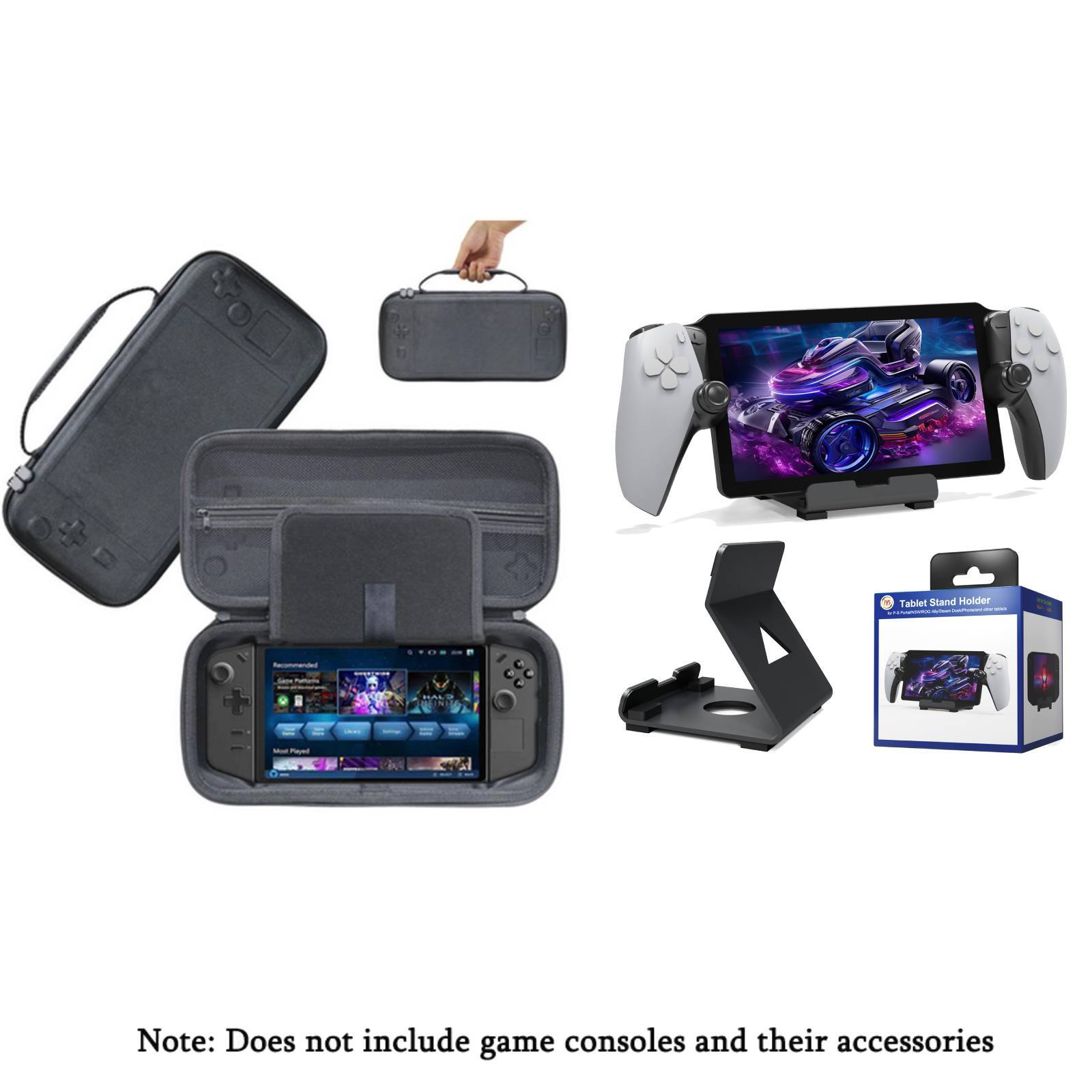 Storage Bag Hard Case W/desktop Stand For Lenovo Legion Go Gaming Console Travel