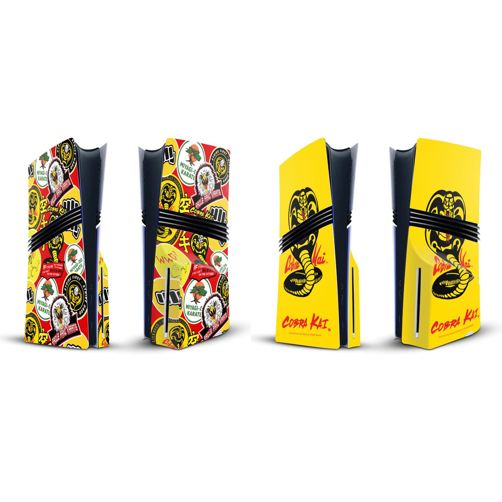 Cobra Kai Iconic Vinyl Skin For Sony Playstation 5 Ps5 Pro Disc Edition Console