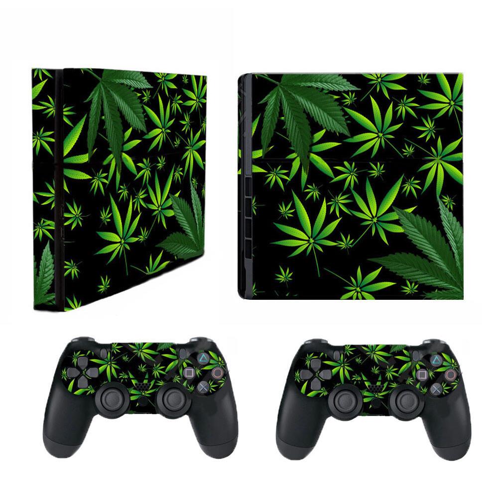 Skin Decal Wrap Console + Controller Stickers For Ps4 Slim