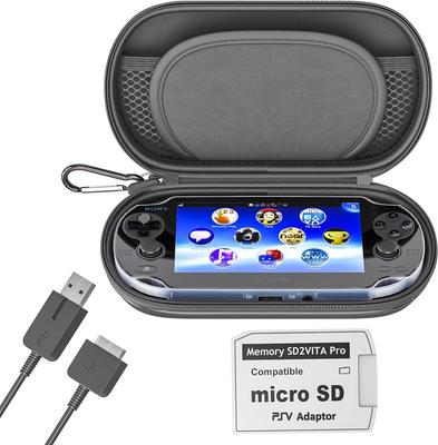 Skywin Kit For Ps Vita - Ps Vita Carry Case, Charging Cable, And Micro Sd Mem...